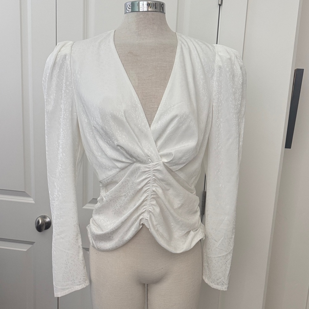 Ronny Kobo Silk Ruched Women's Top